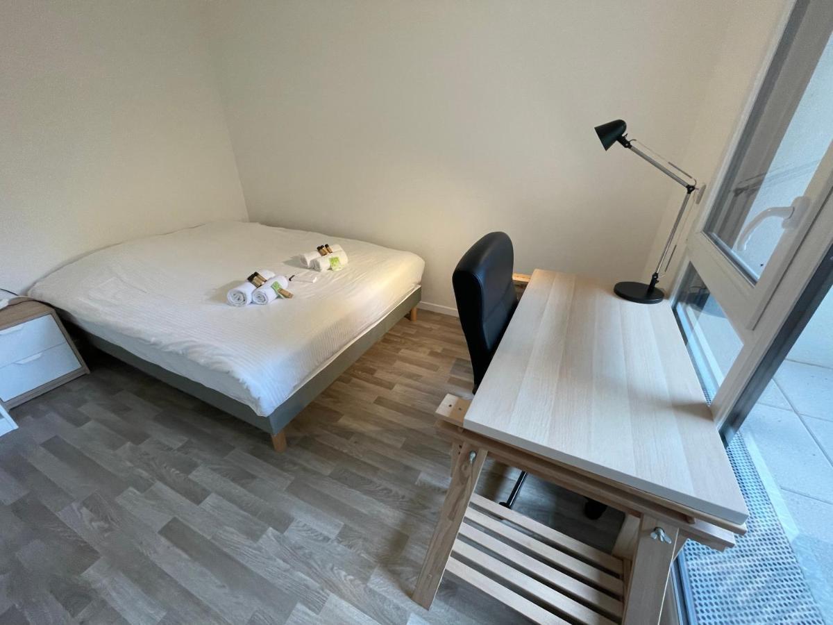Appartement Gredi, Appt Avec Parking Et Terrasse A Caen Extérieur photo